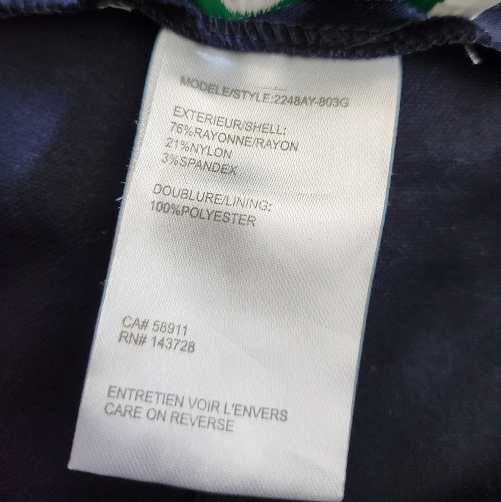 Coconut Row Quick Dry Navy Mini Skirt 12 - Picture 5 of 5